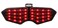 Integrated Sequential LED Tail Lights Smoke Lens for 2003-2005 Yamaha YZF R6 / 2006-2009 R6S