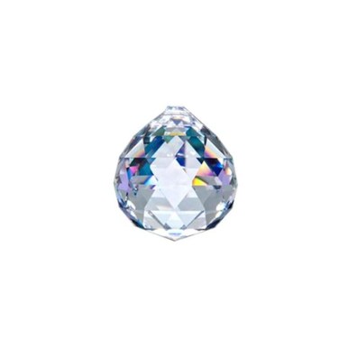 701 Clear Crystal Ball Prism, 40 mm, 1 Hole , Box of 40 Pieces