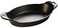 Lodge HOSD Heat Enhanced and Seasoned Cast Iron Oval Serving Dish, 36-Ounce