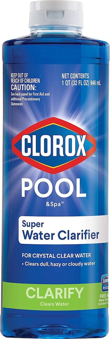 Clorox&reg; Pool&amp;Spa&trade; Swimming Pool Super Water Clarifier, Creates Crystal Clear Pool Water, 1 Quart (Pack of 1)