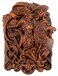 Dryad Design Morrigan Wall Plaque - Celtic Warrior Goddess Wiccan Home Decor Gift Pagan Art (Wood Finish)