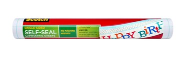 Scotch Self-Seal Laminating Sheets, Single Sided, 16-Inches x 10-Foot Roll (LS854SS-ROLL)