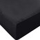 Utopia Bedding King Fitted Sheet - Bottom Sheet - Deep Pocket - Soft Microfiber - Shrinkage and Fade Resistant - Easy Care -1 Fitted Sheet Only (Black)