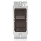 Leviton SureSlide Dimmer Switch for Dimmable LED, Halogen and Incandescent Bulbs, 6674-P0B, Brown