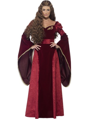 Smiffy's Women's Medieval Queen Deluxe Costume