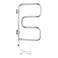WarmlyYours Heated Towel Rack, 4 Bars, Polished Chrome, Wall-Mounted Swivel Electric Towel Warmer, Plug-in Drying Rack for Bathroom (Elements)