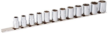 3/8" Drive 12 Piece Metric Socket Set - 6 Point