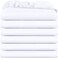 Utopia Bedding Twin Fitted Sheets - Bulk Pack of 6 Bottom Sheets - Soft Brushed Microfiber - Deep Pockets - Shrinkage &amp; Fade Resistant - Easy Care (White)