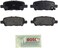BOSCH BE905 Blue Ceramic Disc Brake Pad Set - Compatible With Select Infiniti EX, FX, G, JX, M, Q, QX; Nissan Altima, Juke, Leaf, Maxima, Murano, Pathfinder, Quest, Rogue, Sentra, Z + More; REAR
