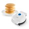 DASH Mini Maker Electric Round Griddle for Individual Pancakes, Cookies, Eggs &amp; other on the go Breakfast, Lunch &amp; Snacks with Indicator Light + Included Recipe Book - White