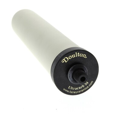 Doulton &brvbar; W9123019 &brvbar; 10" UltraCarb SI &brvbar; Limescale Reduction &brvbar; Authentic Drinking Water Ceramic Replacement Candle Element Filter &brvbar; 9505 &brvbar; White &brvbar; BSP Thread &brvbar;