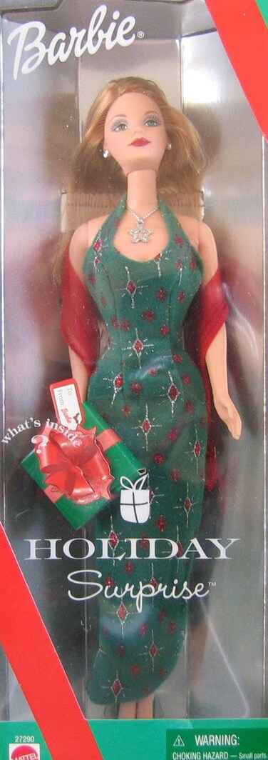 Barbie 27290 2000 Holiday Surprise Doll