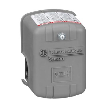 9013FSG2J20 Air-Pump Pressure Switch, NEMA 1, 20-40 psi Pressure Setting, 20-65 psi Cut-Out, 15-30 psi Adjustable Differential