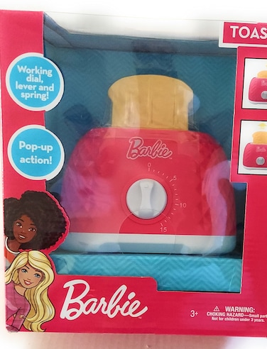 Barbie Magic Moves TOASTER - Wind It Up &amp; It Works! (1993 Arcotoys, Mattel)