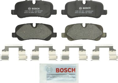 BOSCH BP1099 QuietCast Premium Semi-Metallic Disc Brake Pad Set - Compatible with Select Land Rover LR3, LR4, Range Rover, Range Rover Sport; REAR
