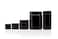 Infinity Jars Screw top jar Ultraviolet Airtight Smell Proof, Refillable Container for Long term storage Coffee, Spices, Tea, Dried Goods Jar For Kitchen Pack 5 ml-250 ml, Black Glass jar