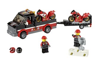 LEGO City Great Vehicles Racing Bike Transporter 60084