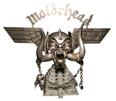 Motorhead Lemmy Kilmister Warpig Logo Tusk Skull Pyramid Statue Deluxe Heavy Metal Rock Collectible