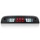 RECON - Fits 14-19 Sierra &amp; Silverado (3rd GEN) 1500, 2500, 3500 Red LED 3rd Brake Light Kit with White LED Cargo Lights with Smoked Lens