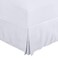 Utopia Bedding King Bed Skirt - Soft Quadruple Pleated Ruffle - Easy Fit with 16 Inch Tailored Drop - Hotel Quality, Shrinkage and Fade Resistant (King, White)