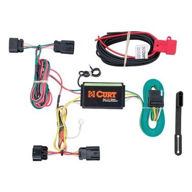 Curt Manufacturing 56211 Vehicle-Side Custom 4-Pin Trailer Wiring Harness,Fits Select Chrysler 200,Dodge Avenger