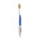 MOUTHWATCHERS Soft Flossing Toothbrush, 1 Blue Manual Toothbrush for Adults, Ultra Clean, Good for Sensitive Teeth and Gums, by Dr. Plotka's