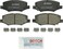 BOSCH BC1274 QuietCast Premium Ceramic Disc Brake Pad Set - Compatible with Select Dodge Nitro; Jeep Liberty, Wrangler, Wrangler JK; REAR