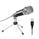 FIFINE USB Microphone, Plug and Play Home Studio USB Condenser Microphone for Skype, Recordings for YouTube, Google Voice Search, Games, for Windows and Mac-K668