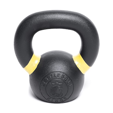 Kettlebell Kings Powder Coated Kettlebell Weights - 9-97 lb Strength Training Kettlebells for Men and Women - Hand Weights Workout Gym Equipment - Weights Set for Home Gym