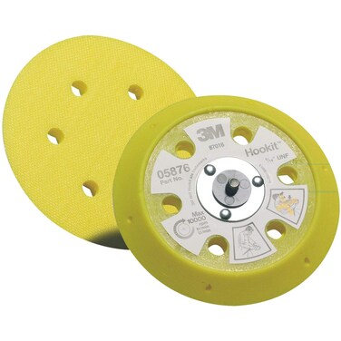 3M Hookit Clean Sanding Dust Free Disc Pad, 05865, 6 in