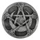Pewter Moon Pentacle Altar Tile Paten
