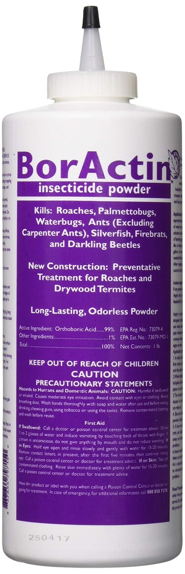 BAIP001 BorActin Insect Dust Insecticide, 1 lb, White