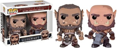 Funko - World of Warcraft Movie Figure - 2 Pack Durotan &amp; Ogrim Exclu Pop 10cm - 0849803093150