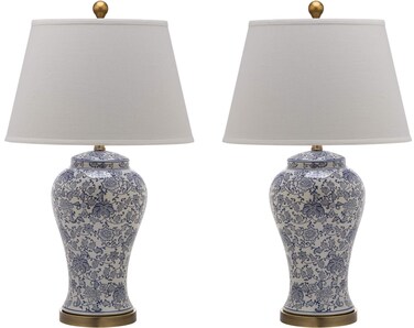 Safavieh Lighting Collection Spring Blossom Multi Floral 29-inch Table Lamp (Set of 2)
