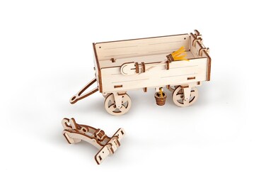 UGEARS Tractor Trailer Mechanical 3D Puzzle