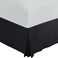 Utopia Bedding Full Bed Skirt - Soft Quadruple Pleated Ruffle - Easy Fit with 16 Inch Tailored Drop - Hotel Quality, Shrinkage and Fade Resistant (Full, Black)