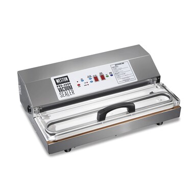 Weston Brands Vacuum Sealer Machine for Food Preservation &amp; Sous Vide, Extra-Wide Bar for Sealing Bags up to 15" Wide, 935 Watts, Commercial Grade Pro 3000, Programmable LED Controls, Stainless Steel