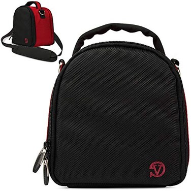 VanGoddy Laurel Fire Red Carrying Case Bag for Nikon CoolPix Series Compact to Advanced Digital Cameras