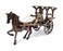 Brass European Horse Carriage Showpiece