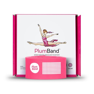 The PlumBand Stretch Band for Dance and Ballet &ndash; Premium Gift-Ready Package - Sizes for Kids &amp; Adults &ndash; Improve Your Splits, Flexibility and Strength with Stretching