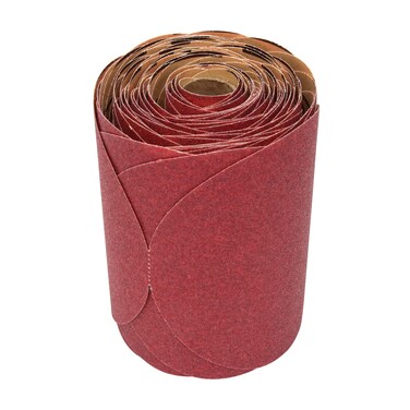 3M Stikit Red Abrasive Sanding Discs, 01111, No Hole, 6 in, 220+ Grade, Pack of 100 Discs, for Auto Sanding, Primer Sanding, E-Coat Sanding