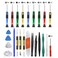 25pcs Electronics Repair Tool Kit, GangZhiBao Precision Screwdriver Set Magnetic for Fix Apple iPhone,Cell Phone,Smart Watch,Computer,PC,Tablet,iPad,Camera,Xbox,PS4 Pry Open Replace Screen Battery