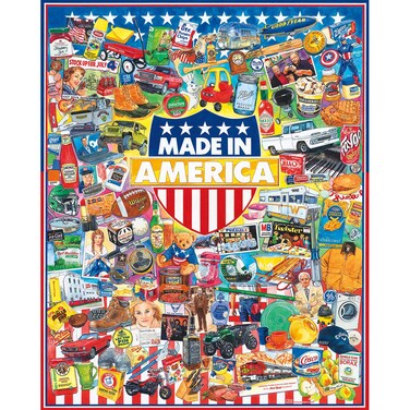 White Mountain Puzzles Made in America - 1000 Piece Jigsaw Puzzle