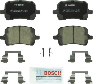 BOSCH BC1160 QuietCast Premium Ceramic Disc Brake Pad Set - Compatible with Select Chevrolet Cobalt, HHR, Malibu; Pontiac G5, G6; Saturn Aura; FRONT