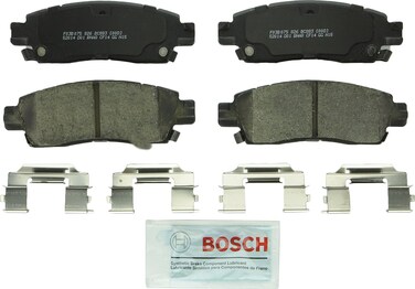 BOSCH BC883 QuietCast Premium Ceramic Disc Brake Pad Set - Compatible with Select Buick Enclave, Rainier; Cadillac XTS; Chevrolet, Trailblazer, Traverse; GMC Acadia, Envoy; Saturn Outlook + More; REAR
