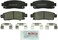 BOSCH BC883 QuietCast Premium Ceramic Disc Brake Pad Set - Compatible with Select Buick Enclave, Rainier; Cadillac XTS; Chevrolet, Trailblazer, Traverse; GMC Acadia, Envoy; Saturn Outlook + More; REAR