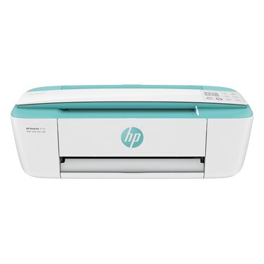 HP DeskJet 3755 Compact All-in-One Wireless Printer, HP Instant Ink, Works with Alexa - Seagrass Accent (J9V92A)