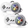 KIWITATA 2 Pack Retro SNES USB Controller for PC Games, Classic Wired SNES USB Super NES Game Pad Controller Joypad for Windows PC MAC Linux Retro Pie