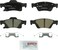 BOSCH BC1498 QuietCast Premium Ceramic Disc Brake Pad Set - Compatible with Select Dodge Durango; Jeep Grand Cherokee, Grand Cherokee WK; REAR