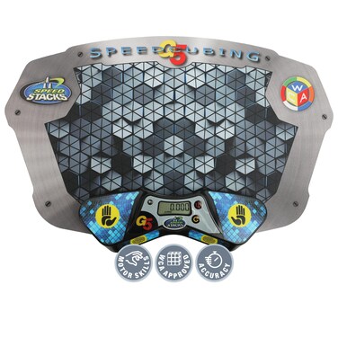 Speed Stacks   Cubing Pack (G5 Timer and Mat)   Accuracy to .001 Seconds   Designed for Competitive Cubing   Endorsed by The World Cubing Association